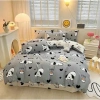 Set 5 món Chăn Phao Trần bông dày kèm Ga & Vỏ Gối cotton poly - Đa màu, mềm, giá 190k 10