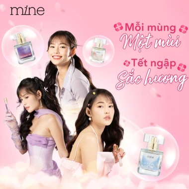 Set 5 mùi nước hoa 2ml + box lưu hương 8h Nước hoa Mine thơm lâu, ngọt ngào, nữ tính, năng động, giá 169k