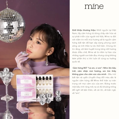 Set 5 mùi nước hoa 2ml + box lưu hương 8h Nước hoa Mine thơm lâu, ngọt ngào, nữ tính, năng động, giá 169k