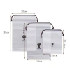 Set 5 Túi Đựng Đồ Trang Điểm & Vệ Sinh Cá Nhân Trong Suốt Chống Thấm Nước Dây Rút Tiện Dụng Du Lịch - 13.999₫ 5
