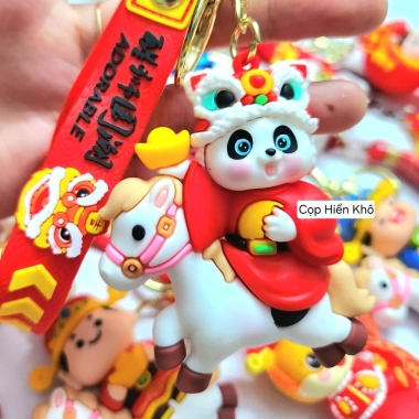 Set 5 Túi Mù Móc Khoá Dẻo Tết 2.026 Bính Ngọ Thần Tài - Nhiều Mẫu Đẹp, Giá 55k