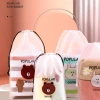 Set 5 Túi Nhựa Dây Rút Trong Suốt Đựng Giày và Quần Áo Du Lịch Tiện Lợi 5
