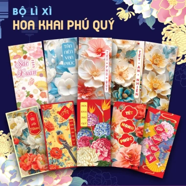 Set 50-100 Bao Lì Xì Tết 2.026 - Hoạ Tiết Đẹp, Giá Rẻ 25.000 VNĐ