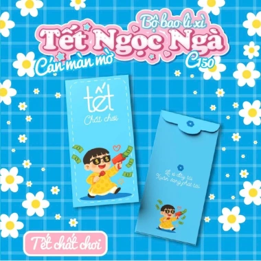 Set 50-100 Bao Lì Xì Tết Ngọc Ngà 2.026 - Phong Bao Dễ Thương, Giá 39.000 VNĐ