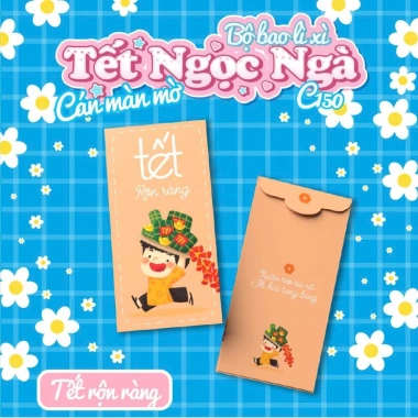 Set 50-100 Bao Lì Xì Tết Ngọc Ngà 2.026 - Phong Bao Dễ Thương, Giá 39.000 VNĐ 2 Set 50-100 Bao Lì Xì Tết Ngọc Ngà 2.026 - Phong Bao Dễ Thương, Giá 39.000 VNĐ 2
