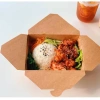 Set 50 Hộp Giấy Kraft Nắp Gài Dày Dặn, Thân Thiện Môi Trường - Đựng Bún, Mì, Salad cho Nhà Hàng, Quán Ăn - 130.000₫ 3