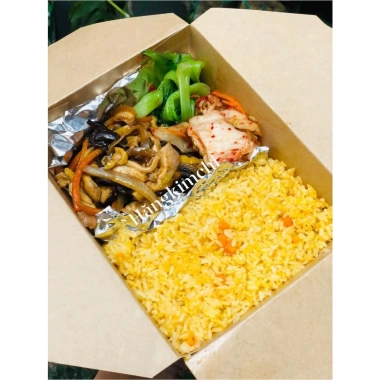 Set 50 Hộp Giấy Kraft Nắp Gài Dày Dặn, Thân Thiện Môi Trường - Đựng Bún, Mì, Salad cho Nhà Hàng, Quán Ăn - 130.000₫