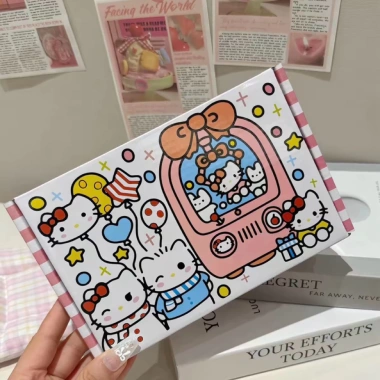 Set 50 Kẹp Tóc Hello Kitty, Hộp + Thiệp - Quà tặng sinh nhật, Valentine, 8/3, giá 169k