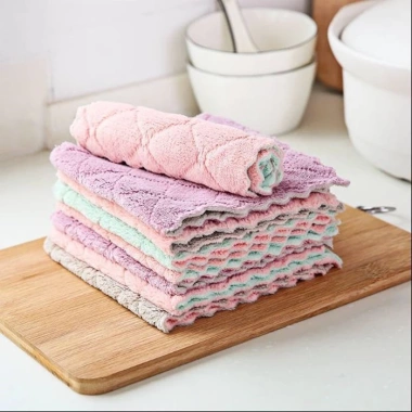 Set 50 khăn lau đa năng 2 mặt siêu thấm nước - 22.000 VND, thấm nhanh, sạch bề mặt
