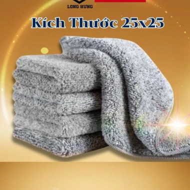 Sét 50 Khăn Than Tre 25x25cm - Lau đa năng tay, bàn, bếp, chén bát, đũa, kính - 290.000 VND