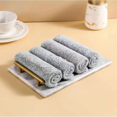 Sét 50 Khăn Than Tre 25x25cm - Lau đa năng tay, bàn, bếp, chén bát, đũa, kính - 290.000 VND