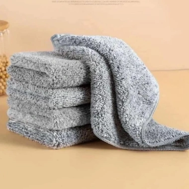Sét 50 Khăn Than Tre 25x25cm - Lau đa năng tay, bàn, bếp, chén bát, đũa, kính - 290.000 VND