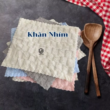 Sét 50 Khăn Than Tre 25x25cm - Lau đa năng tay, bàn, bếp, chén bát, đũa, kính - 290.000 VND