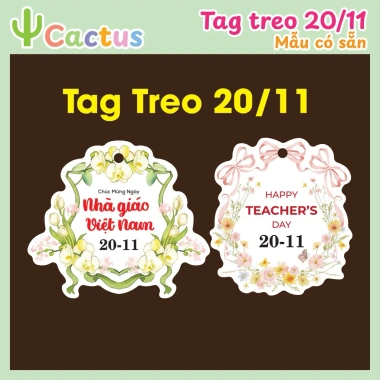Set 50 Tag treo 20/11 Tag ngày Nhà giáo Việt Nam - Giá chỉ 89.000 VND