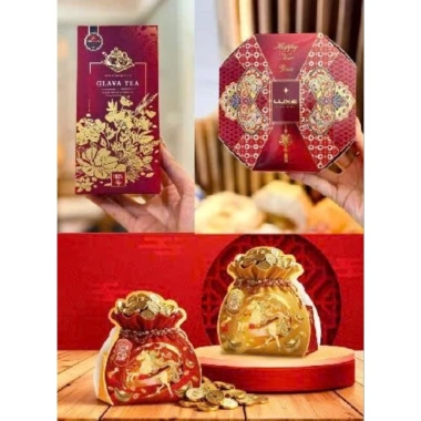 Set 5/10 vỏ hộp giấy đựng chè, kẹo, trái cây - Đồ trang trí Tết, tháp bánh, chỉ 25k