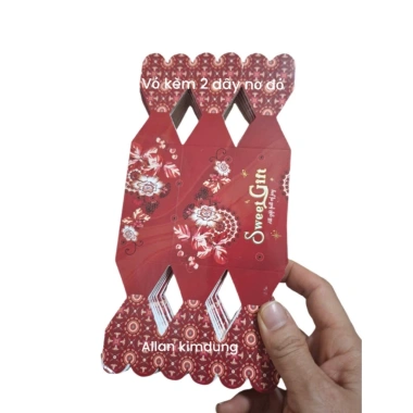 Set 5/10 vỏ hộp giấy đựng chè, kẹo, trái cây - Đồ trang trí Tết, tháp bánh, chỉ 25k