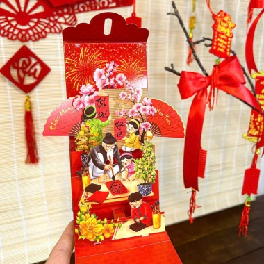 Set 6 Bao Lì Xì 3D Popup Độc Đáo Bính Ngọ Tết Việt Nam - Mới Nhất 2.026 Giá 21.734₫