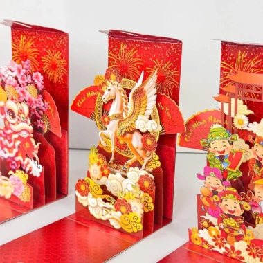 Set 6 Bao Lì Xì 3D Popup Độc Đáo Bính Ngọ Tết Việt Nam - Mới Nhất 2.026 Giá 21.734₫