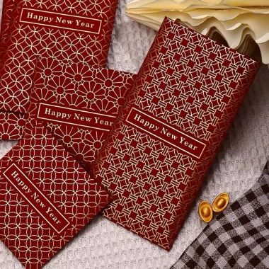 Set 6 Bao Lì Xì Tết Hoạ Tiết Sang Trọng Bao Lì Xì Độc Đáo, Tiện Lợi, Giá Ưu Đãi