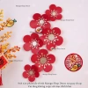 Set 6 Bông Hoa Mai Nhụy Vàng Kim Dán Tường Trang Trí Tết, Giá 55.000