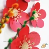 Set 6 Bông Hoa Mai Nhụy Vàng Kim Dán Tường Trang Trí Tết, Giá 55.000 8