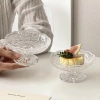 Set 6 Đĩa Thủy Tinh Đựng Mứt Tết Dona Home - Bát Hạt Dưa & Bánh Kẹo Họa Tiết 7