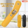 Set 6 Dụng Cụ Lấy Ráy Tai Thép Không Gỉ và Túi Đựng - Vệ Sinh Tai An Toàn Cho Gia Đình