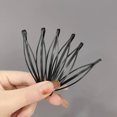 Set 6 kẹp tóc đen kiểu hình học đơn giản cho nữ K75 - Giá chỉ 15.250₫ 8