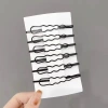 Set 6 kẹp tóc đen kiểu hình học đơn giản cho nữ K75 - Giá chỉ 15.250₫ 9