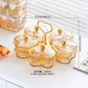 Set 6 Khay Đựng Mứt Hình Vuông Hũ Nắp Núm Dễ Thương Bánh Kẹo Tết Giá 145k 6