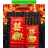 Set 6 Lì Xì chữ Hỷ May Mắn cho Đám Cưới và Lễ Trao Duyên - Trang trí phòng cưới giá ưu đãi 11.000 VND