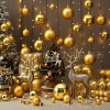 Set 6 quả châu decor trang trí cây thông Noel Giáng sinh siêu đẹp, giá ưu đãi 34.900₫