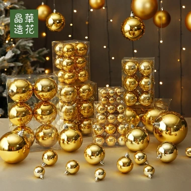 Set 6 quả châu decor trang trí cây thông Noel Giáng sinh siêu đẹp, giá ưu đãi 34.900₫