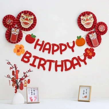 Set 6 Quạt Giấy Đỏ Tết 2.026 - Cưới, Nhà, Trường - Faco Accessory 9.497 VND 6