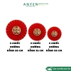 Set 6 Quạt Giấy Đỏ Trang Trí Tết 2.026 Dán Tường May Mắn - Họa Tiết Giá 11.000đ 4