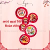 Set 6 Quạt Trang Trí Tết Mẫu Mới 2.026 – Quạt Đỏ Decor Bính Ngọ Giá Chỉ 44.999₫ 3