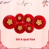 Set 6 Quạt Trang Trí Tết Mẫu Mới 2.026 – Quạt Đỏ Decor Bính Ngọ Giá Chỉ 44.999₫ 4