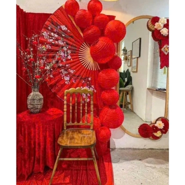 Set 6 Quạt Xuân An Khang Thịnh Vượng Trang Trí Tết Bính Ngọ 2.026 Giá Ưu Đãi 55k