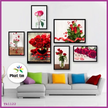 Sét 6 tranh decor dán tường formex đa kích thước - Giá chỉ 85.400 VND, giảm 22% 4