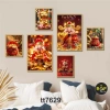 Set 6 tranh thần tài tết 2.026 may mắn, formex dán tường kèm keo, còn 96.000đ