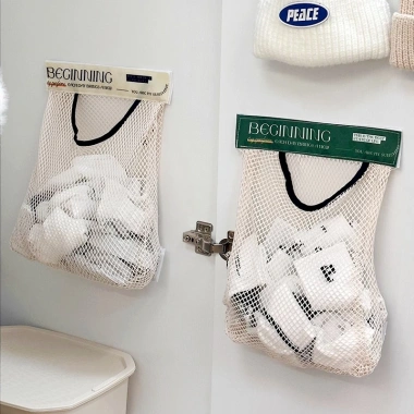 Set 6 túi lưới đa năng đựng đồ dán tường, nhà bếp, đồ lót, tất vớ - Giải pháp lưu trữ tủ 9
