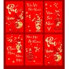 Set 60 bao lì xì nhung đỏ 2.026 mix mẫu 9x16cm - to vừa tờ, giá xưởng 25.800₫