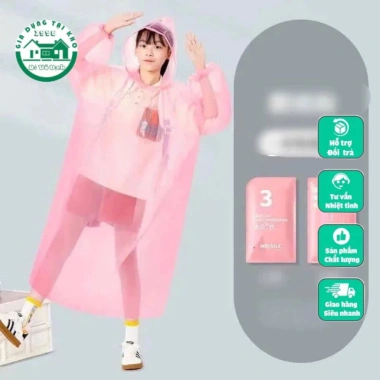 Set 7 áo mưa dùng 1 lần siêu dai, nhỏ gọn, dễ mang theo - Giá chỉ 80.100đ