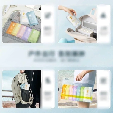 Set 7 áo mưa trong dùng 1 lần, gọn bỏ túi, tiện lợi, giảm 23% chỉ 65.000₫