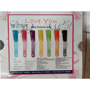 Set 7 chai Nước Hoa Cây Bút INZ Love You 8ml - Giá ưu đãi 111.720đ 9