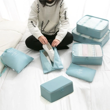 Set 7 túi đựng đồ du lịch đa năng, phân loại tiện lợi - Giá ưu đãi 155k 2