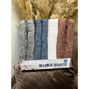 Sét 7c khăn tắm gội xuất Hàn KT 35x80 - Siêu mềm, thấm nhanh, giá chỉ 138.000 VND