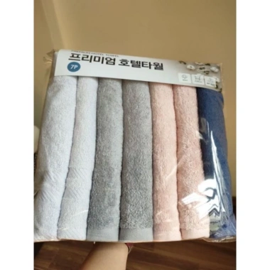 Sét 7c khăn tắm gội xuất Hàn KT 35x80 - Siêu mềm, thấm nhanh, giá chỉ 138.000 VND
