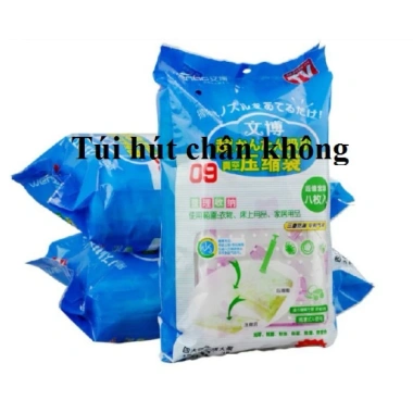 Set 8 Túi Hút Chân Không Không Quần Áo, Chăn - Kèm Bơm Tay, Giá Chỉ 80.000₫ 3