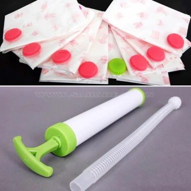 Set 8 Túi Hút Chân Không Không Quần Áo, Chăn - Kèm Bơm Tay, Giá Chỉ 80.000₫ 4